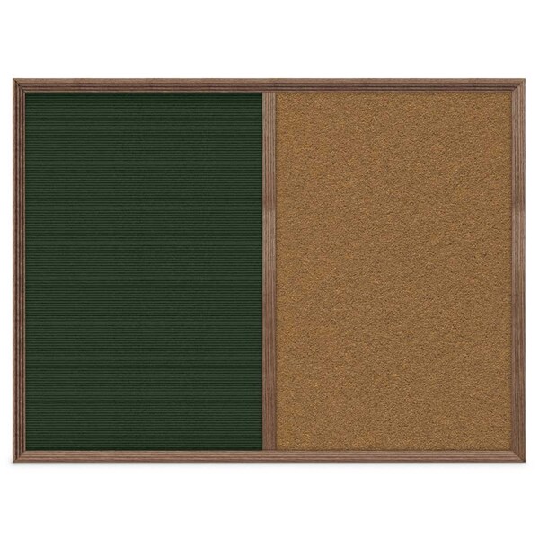 Slim Style Indoor Enclosed Corkboard, 12